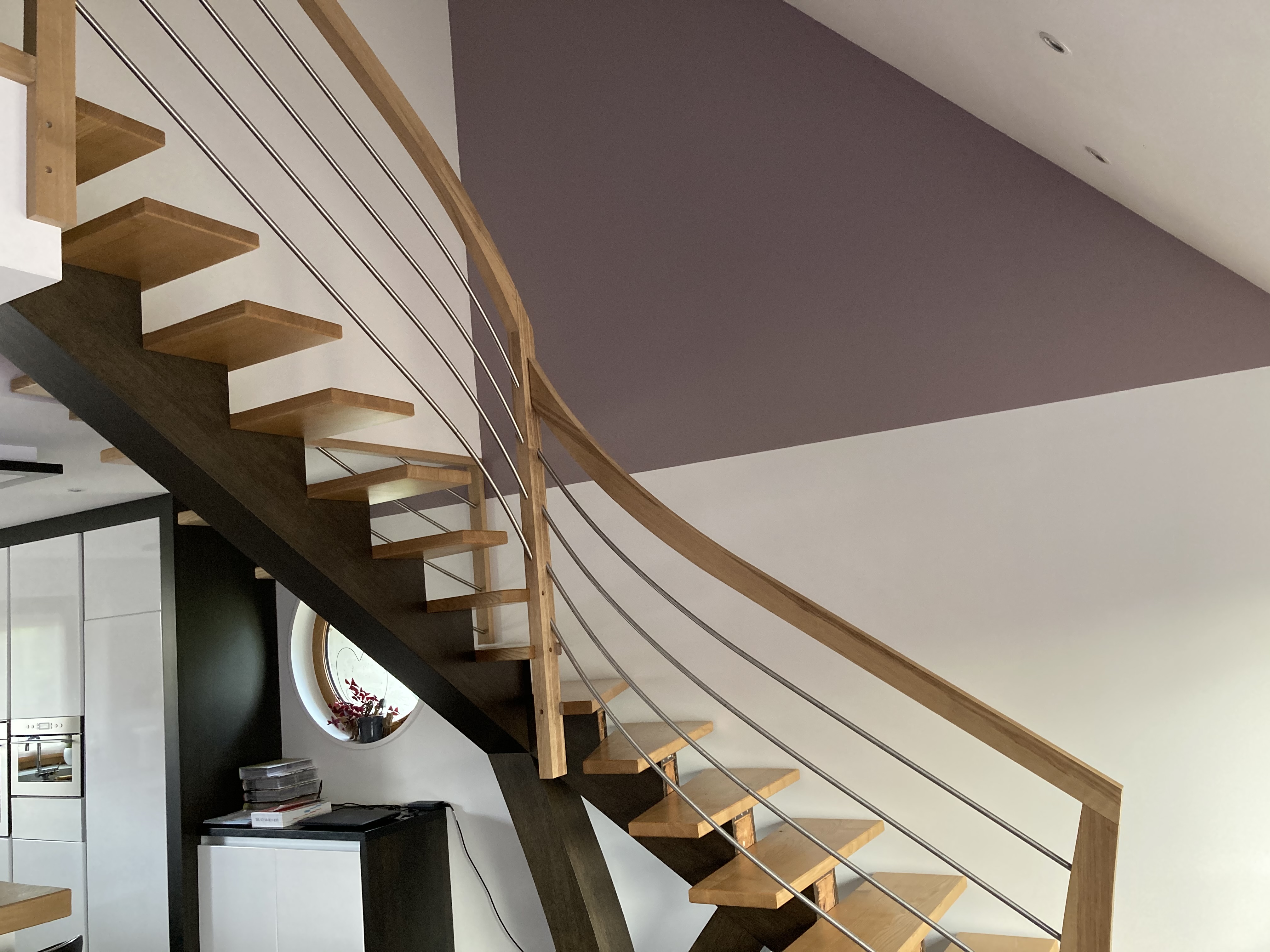 Conception d'escalier en bois