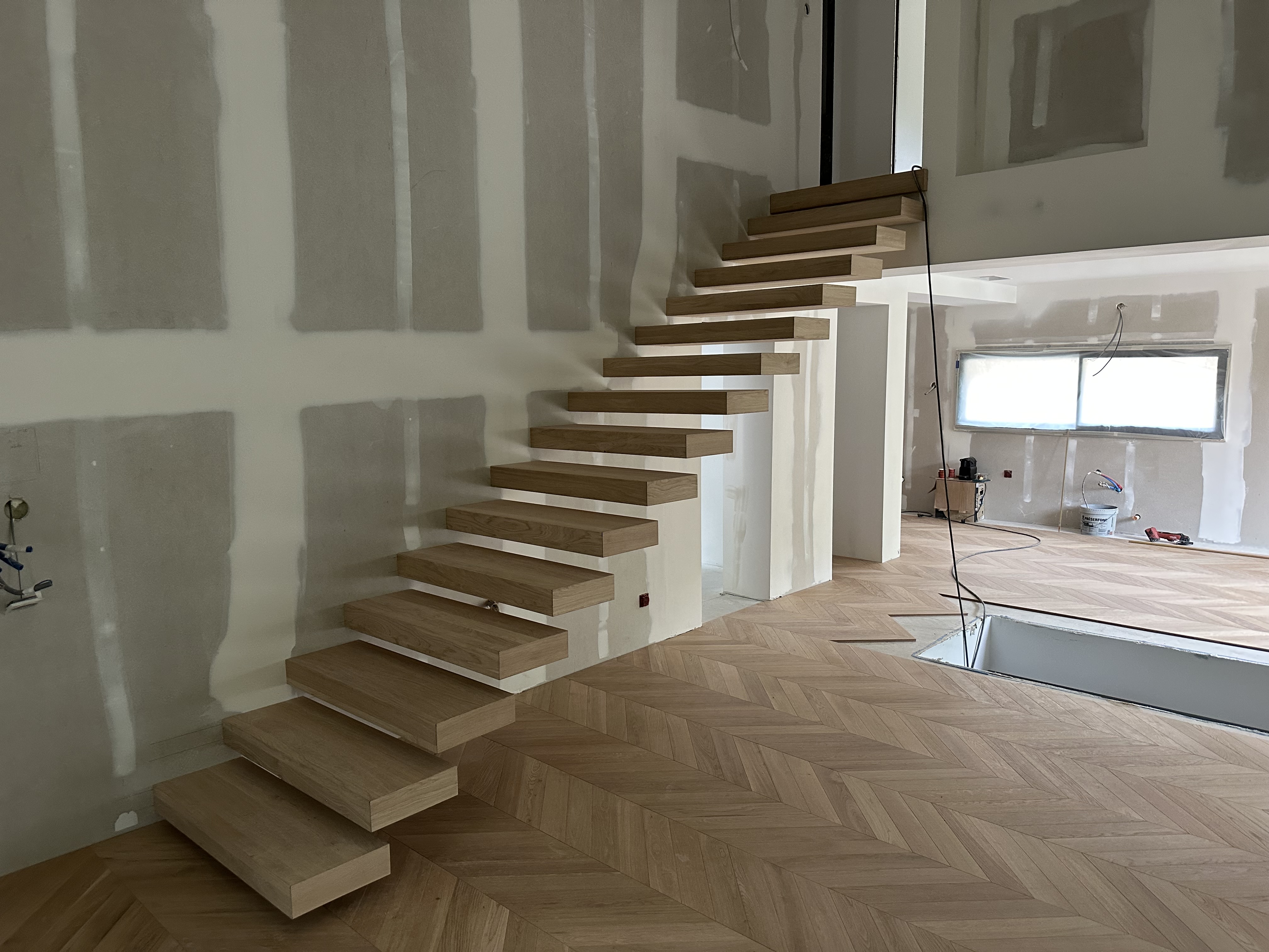 Conception d'escalier en bois