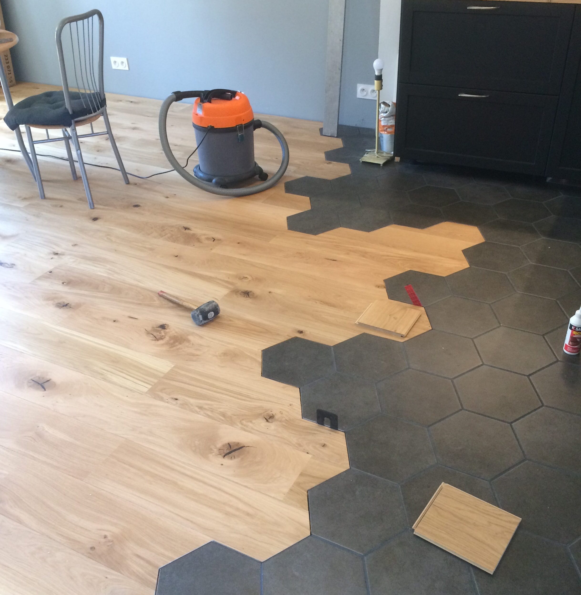 Pose de parquet